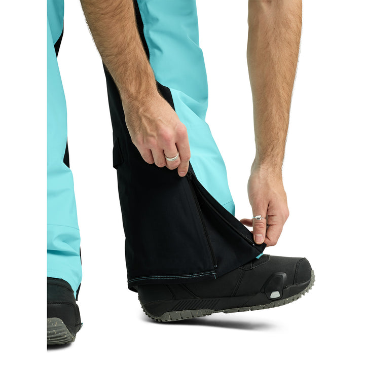 Burton Reserve 3L Pants - Men's Light Teal/True Black