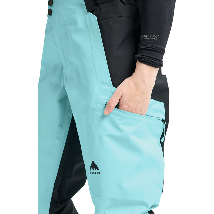 Burton Reserve 3L Pants - Women's Light Teal/True Black