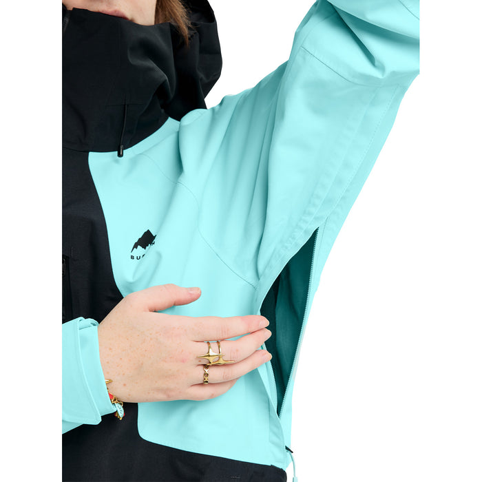 Burton Reserve 3L Jacket - Women's True Black/Light Teal