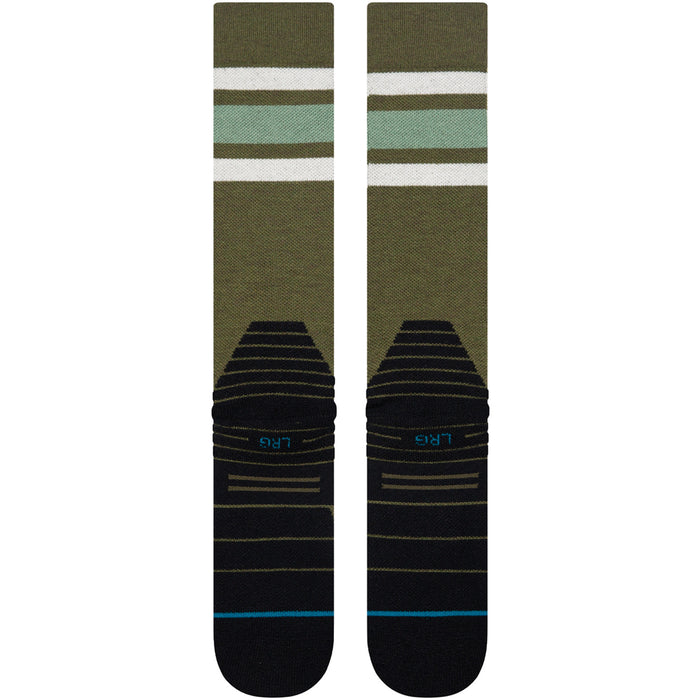 Stance Boyd Mid Wool Snow Socks Olive