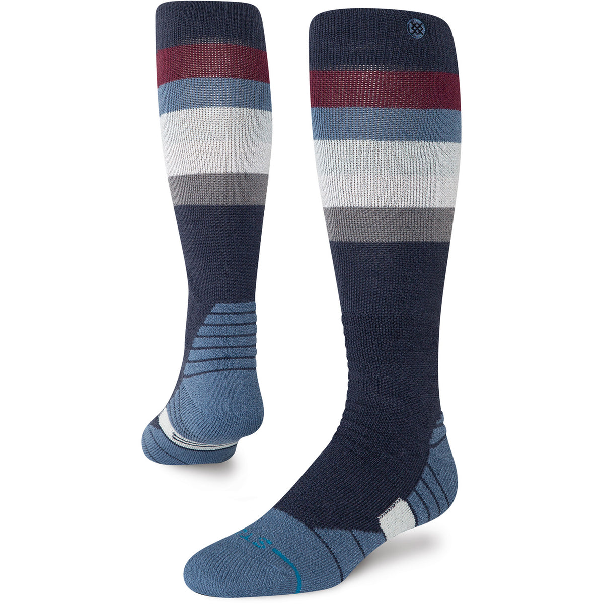 Stance Maliboo Mid Wool Snow Socks Navy