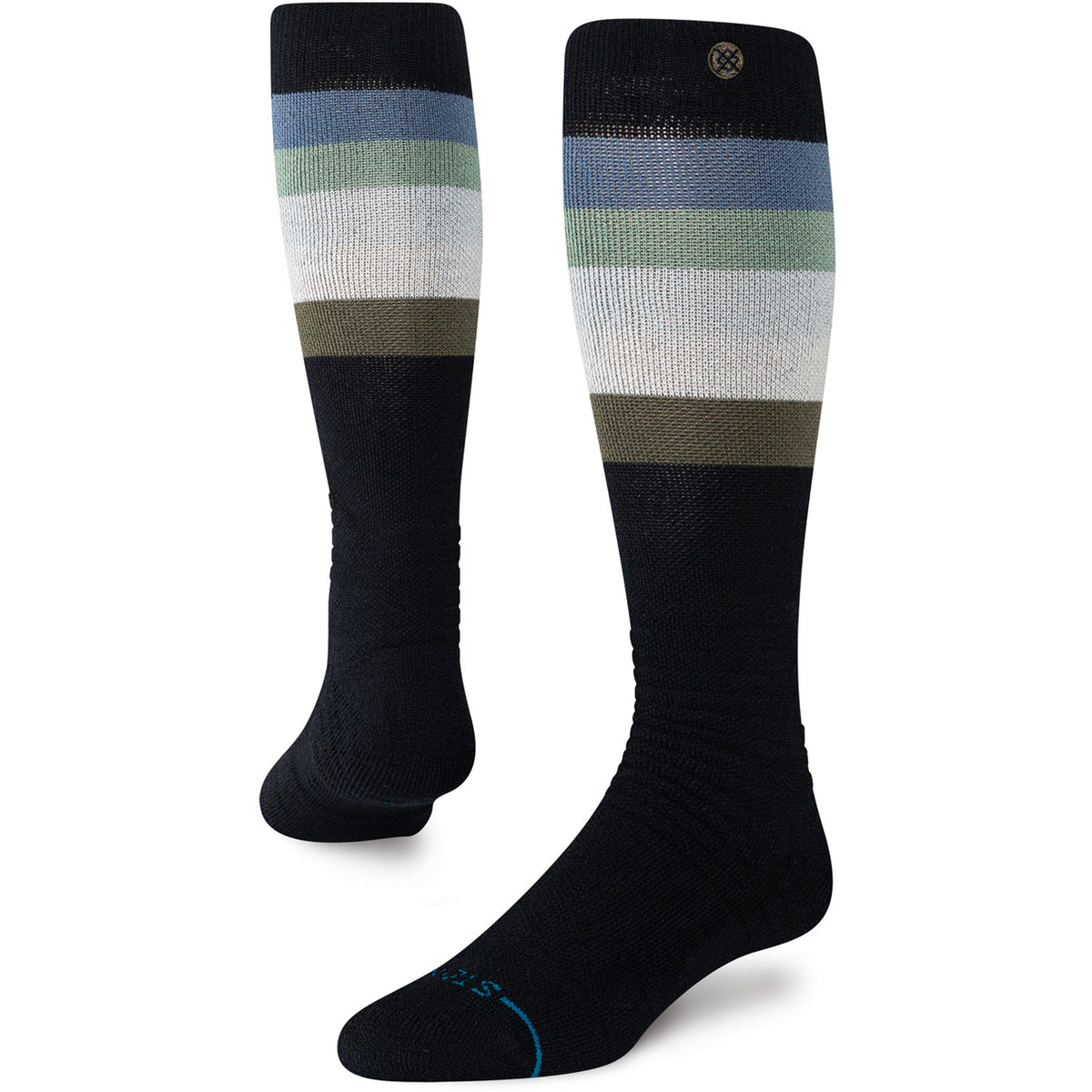 Stance Maliboo Mid Wool Snow Socks 2-Pack Multi