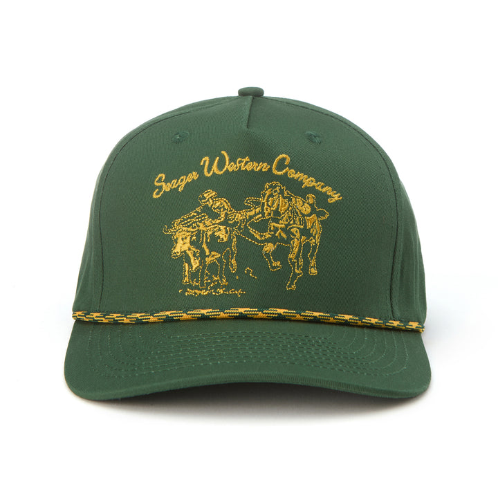 Seager Los Rios Canvas Snapback Green