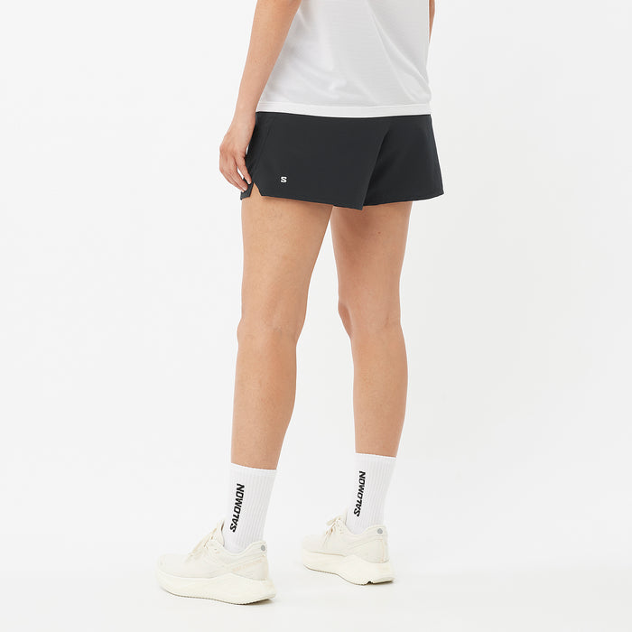 Salomon SHKout CORE 4" Shorts - Women's Deep Black