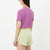 Salomon Sense Aero Short-Sleeve GFX T-Shirt - Women's Iris Orchid/Acid Lime