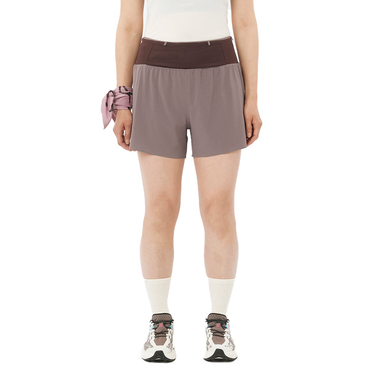 Salomon Sense Aero 2in1 4" Shorts - Women's Iron