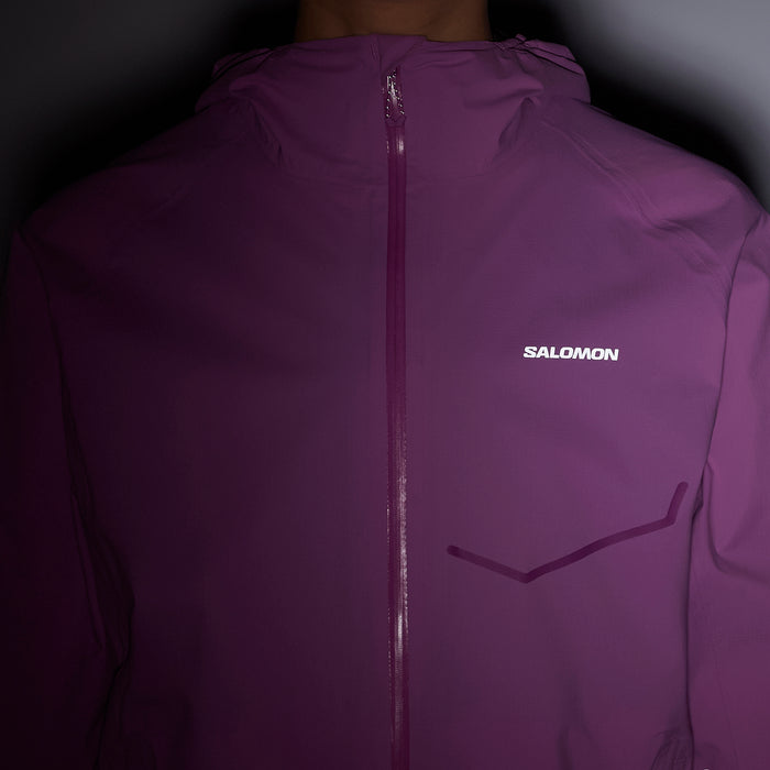 Salomon Bonatti Waterproof Jacket - Women's Iris Orchid