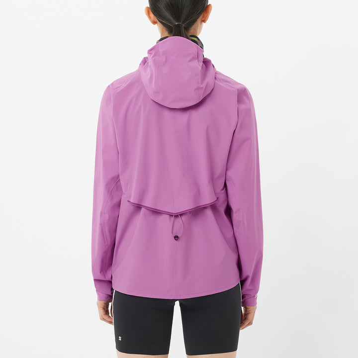 Salomon Bonatti Waterproof Jacket - Women's Iris Orchid
