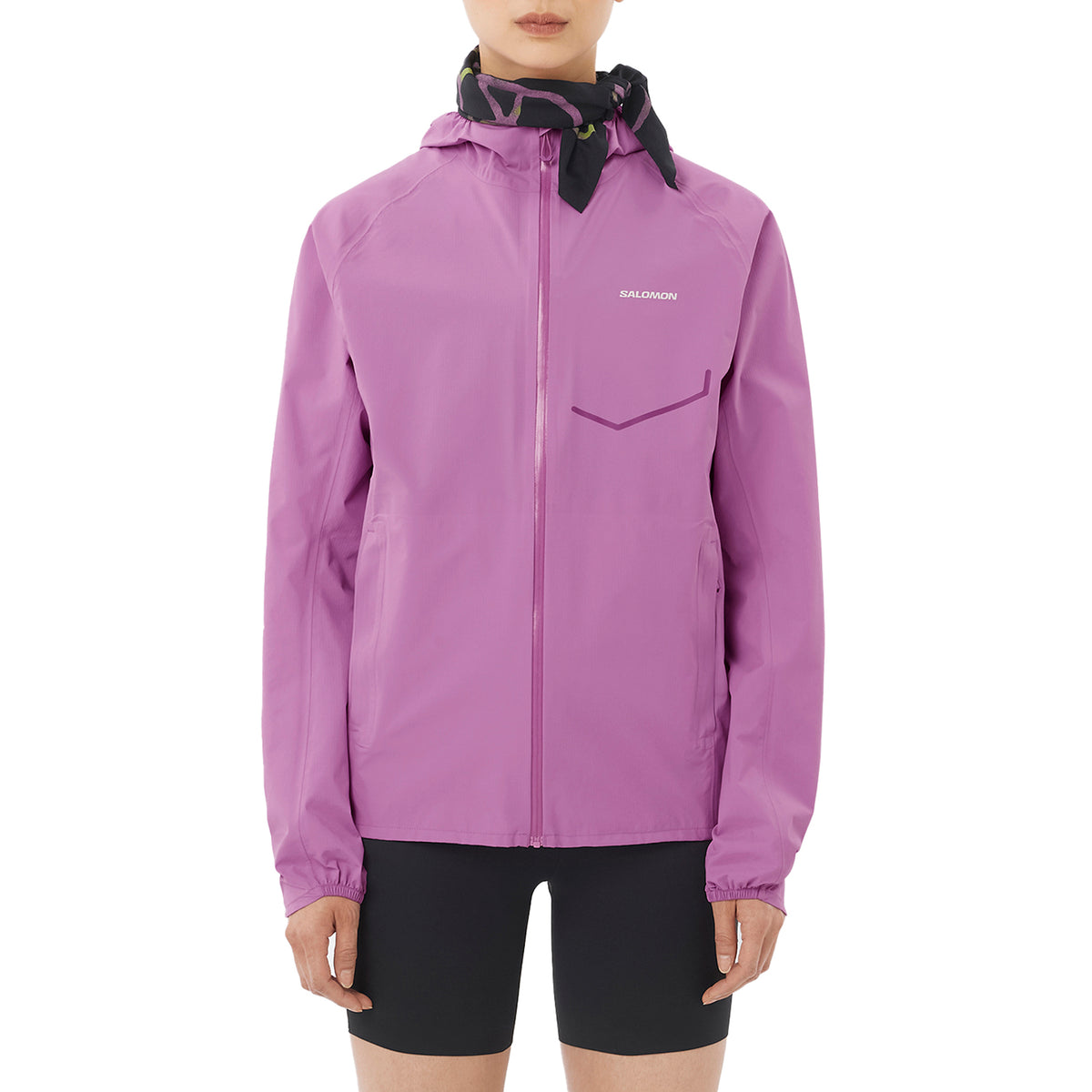 Salomon Bonatti Waterproof Jacket - Women's Iris Orchid