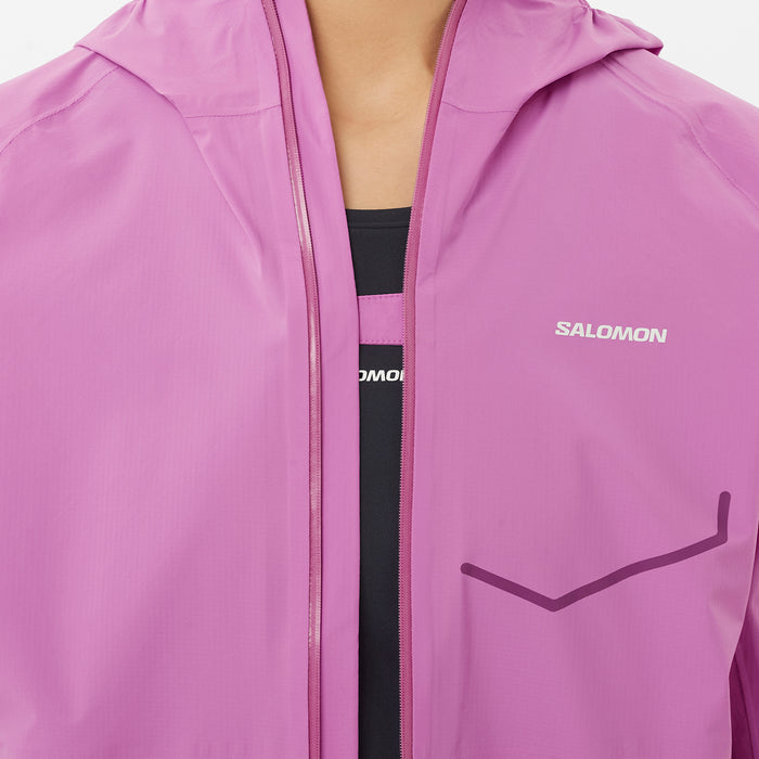 Salomon Bonatti Waterproof Jacket - Women's Iris Orchid