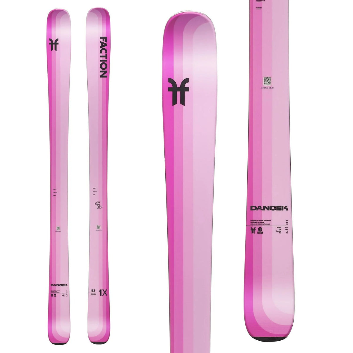 Faction Dancer 1X Skis + Strive 11 Demo Bindings 2024