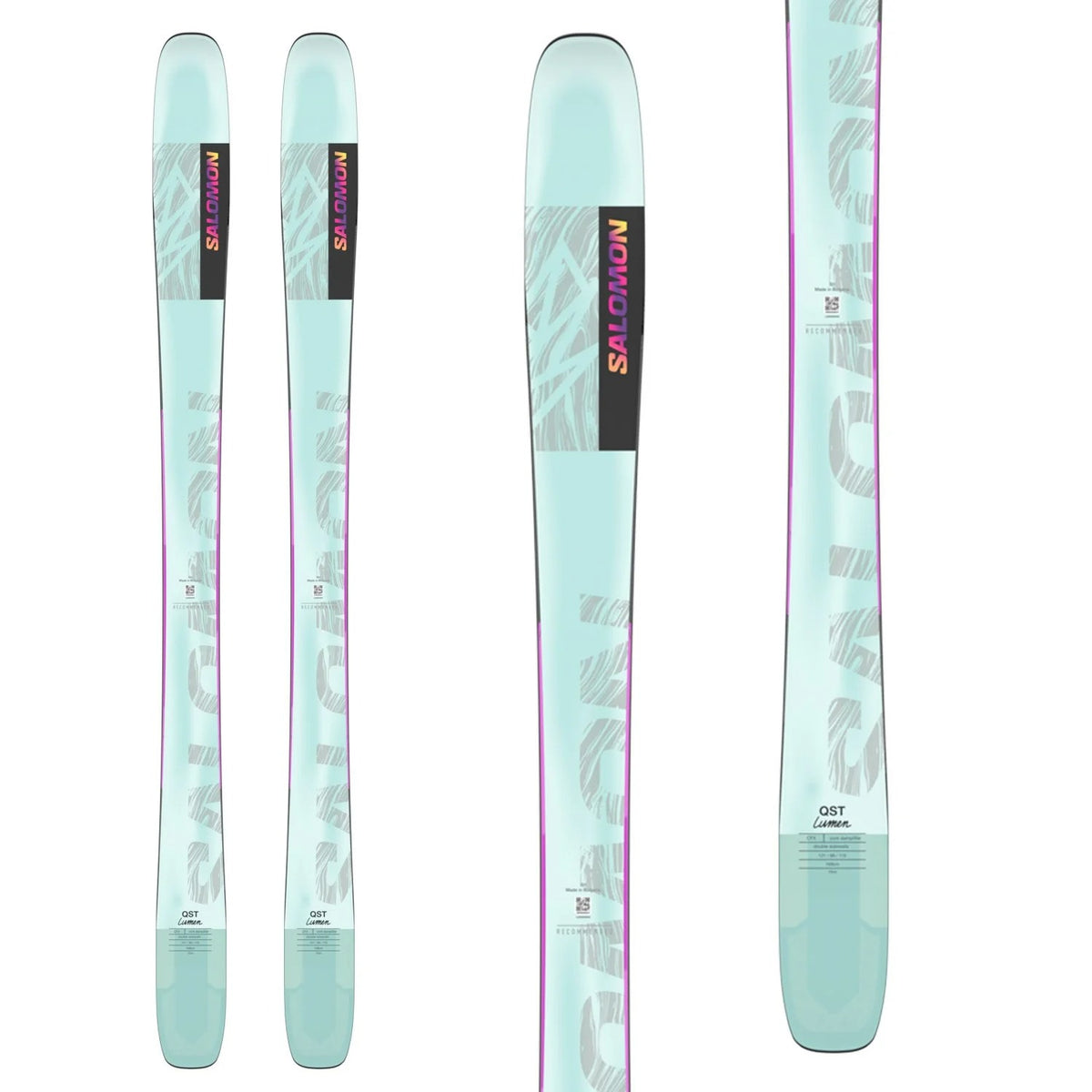 Salomon QST 98 Lumen Skis + Marker Squire 11 TCX Demo Bindings 2024