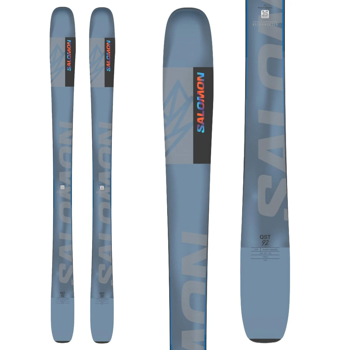 Salomon QST 92 Skis + Marker Squire 11 TCX Demo Bindings 2024