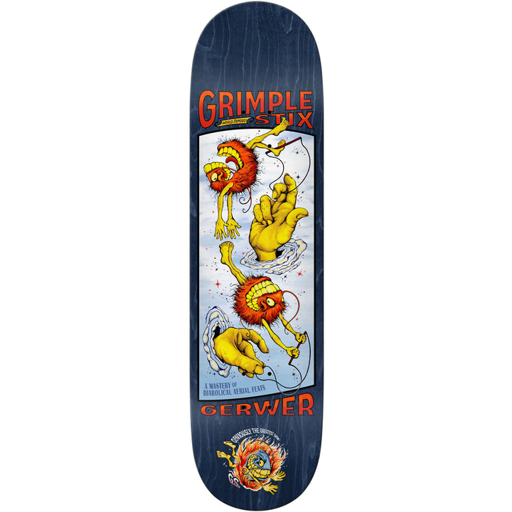 Anti Hero Grimple Stix Gerwer Obvious Greats 8.25 Skateboard Deck