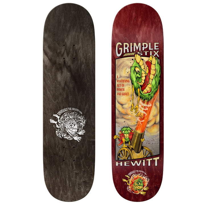 Anti Hero Grimple Stix Hewitt Obviuos Greats 8.38 Skateboard Deck
