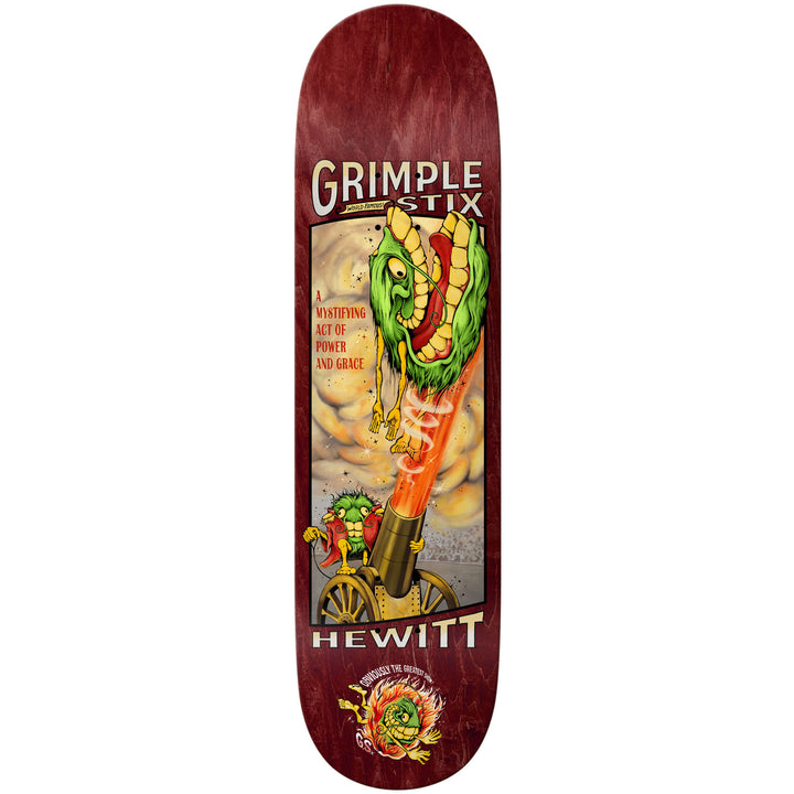 Anti Hero Grimple Stix Hewitt Obviuos Greats 8.38 Skateboard Deck