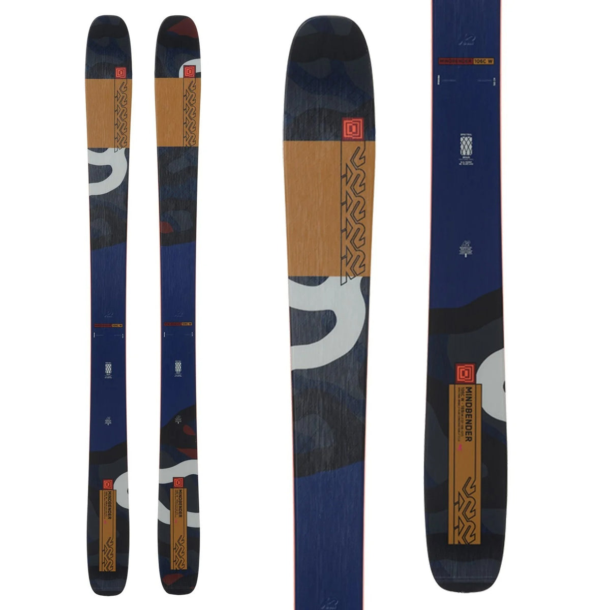 K2 Mindbender 106 C W Skis + Marker Griffon 13 TCX Demo Bindings 2024