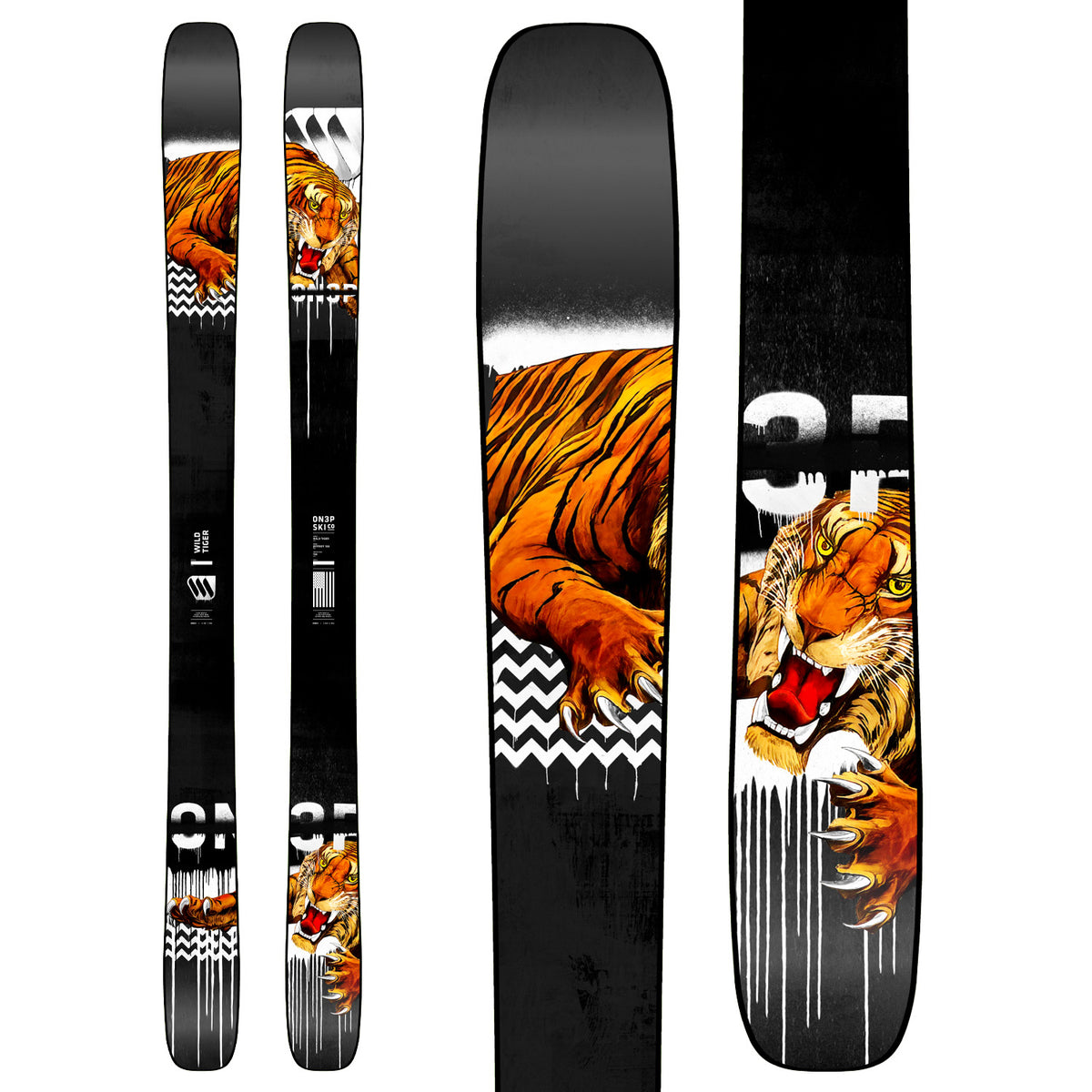 ON3P Jeffrey 108 Wild Tiger Skis 2026