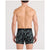 Saxx Droptemp Cooling Cotton Boxer Brief - Men's Camp Stamps-Black