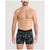 Saxx Droptemp Cooling Cotton Boxer Brief - Men's Camp Stamps-Black