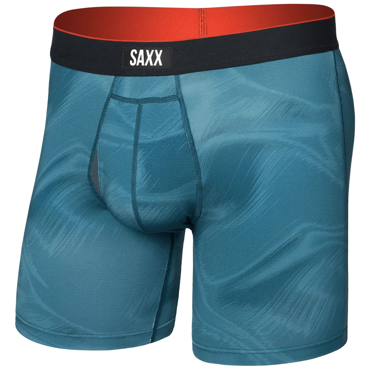 Saxx Multi-Sport Mesh Boxer Brief - Men's Platinum Camo-Rich Teal