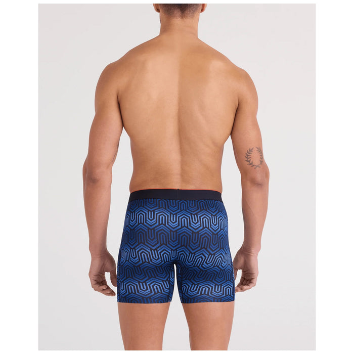 Saxx Multi-Sport Mesh Boxer Brief 2-Pack - Men's Chain Of Command/Black