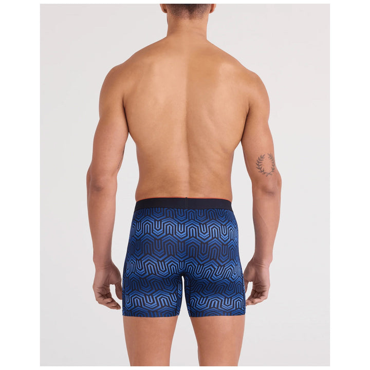 Saxx Multi-Sport Mesh Boxer Brief 2-Pack - Men's Chain Of Command/Black