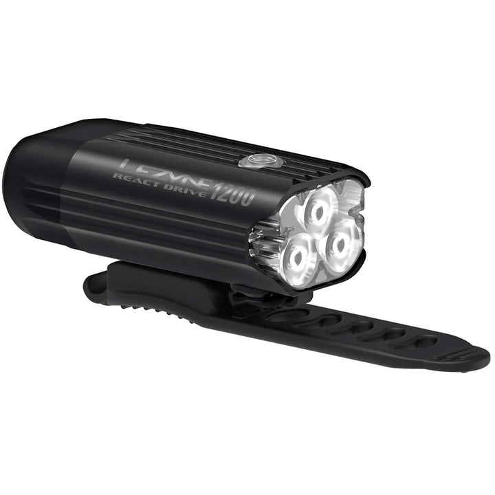 Lezyne React Drive Front Bike Light Matte Black