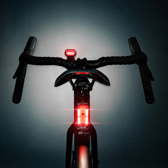 Lezyne Radar React System Bike Light Set Black