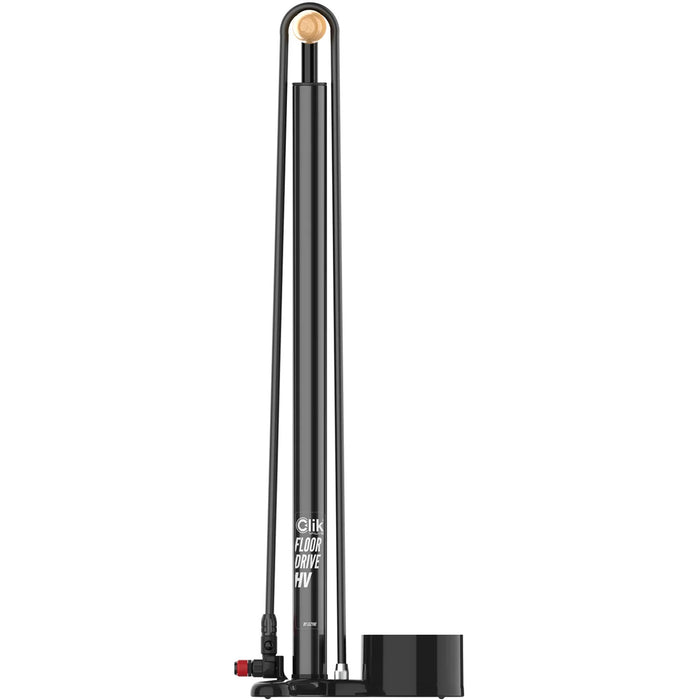 Lezyne Clik Floor Drive HV Floor Pump Flat Black