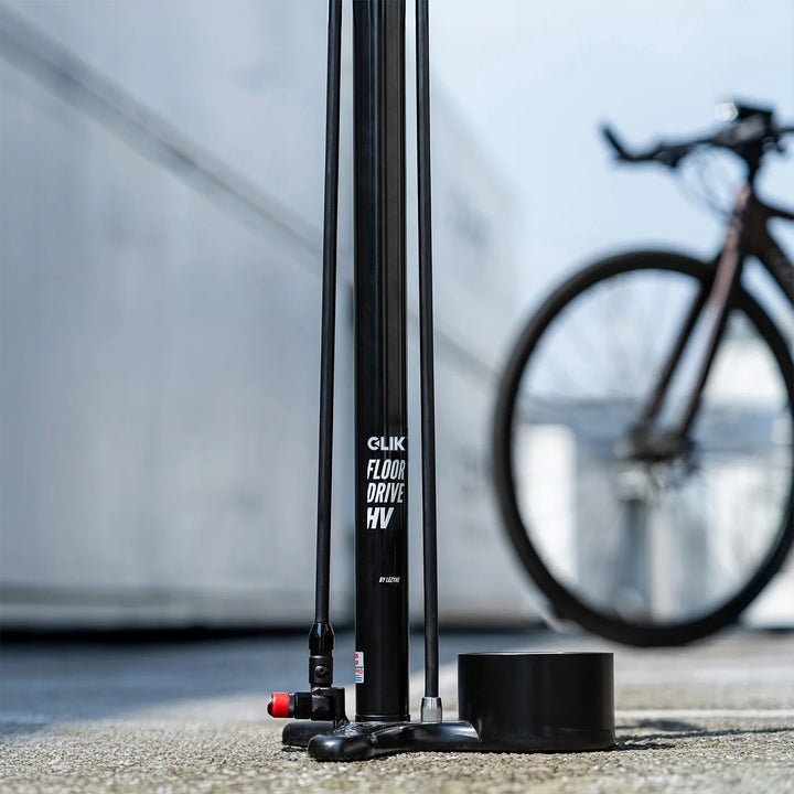 Lezyne Clik Floor Drive HV Floor Pump Flat Black