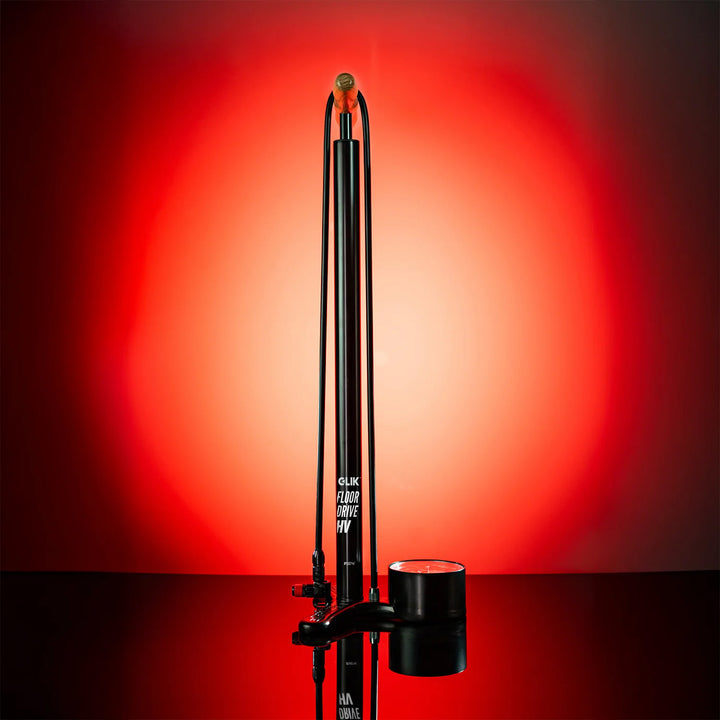 Lezyne Clik Floor Drive HV Floor Pump Flat Black
