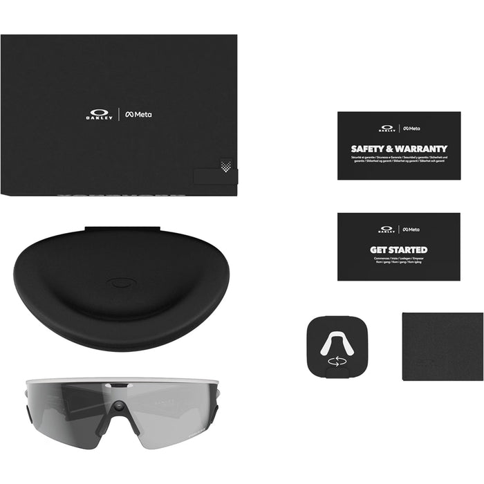 Oakley Meta Vanguard Sunglasses White/Prizm Black