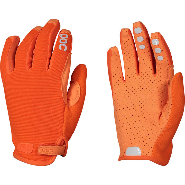 POC Resistance Enduro Adjustable Bike Gloves Zink Orange