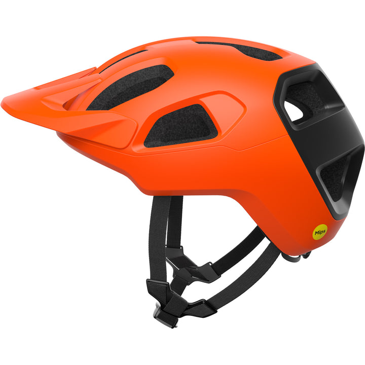 POC Cularis MIPS Bike Helmet Fluorescent Orange Matte/Uranium Black Matte
