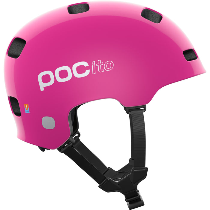 POC POCito Crane MIPS Bike Helmet - Kids' Fluorescent Pink