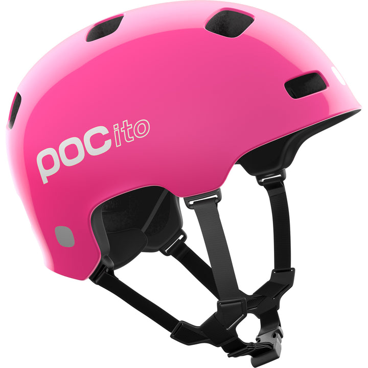 POC POCito Crane MIPS Bike Helmet - Kids' Fluorescent Pink