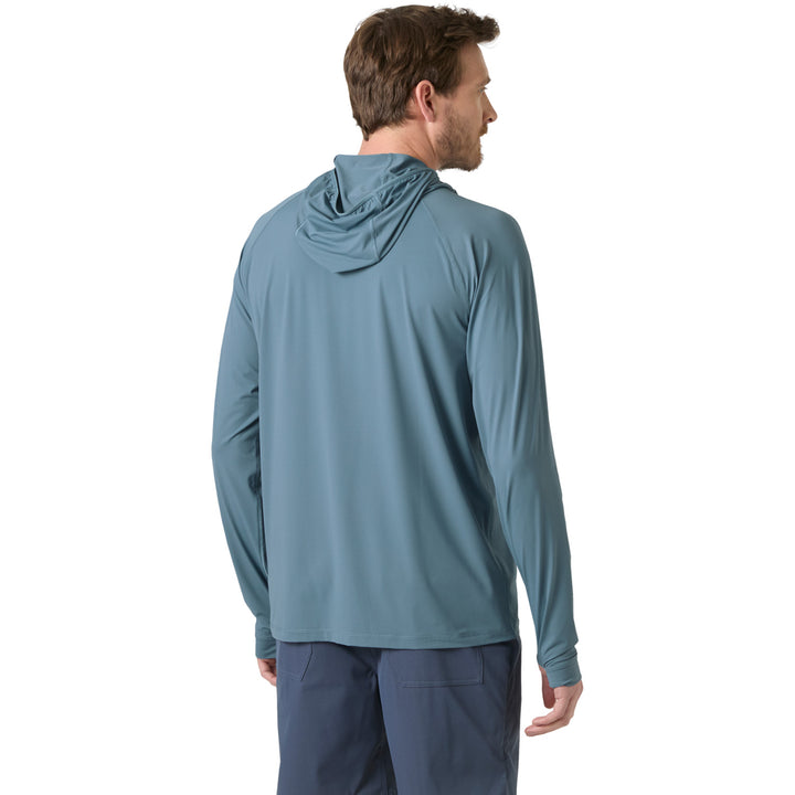 Helly Hansen Shine Solen 1/2 Zip Hoodie - Men's Washed Navy