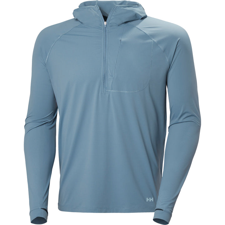 Helly Hansen Shine Solen 1/2 Zip Hoodie - Men's Washed Navy