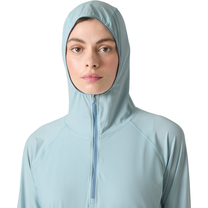 Helly Hansen Shine Solen 1/2 Zip Hoodie - Women's Barely Blue