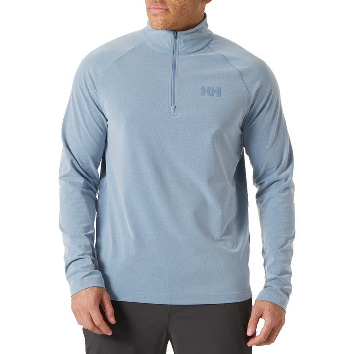 Helly Hansen Tyri Knit 1/2 Zip Top - Men's Washed Navy Melange