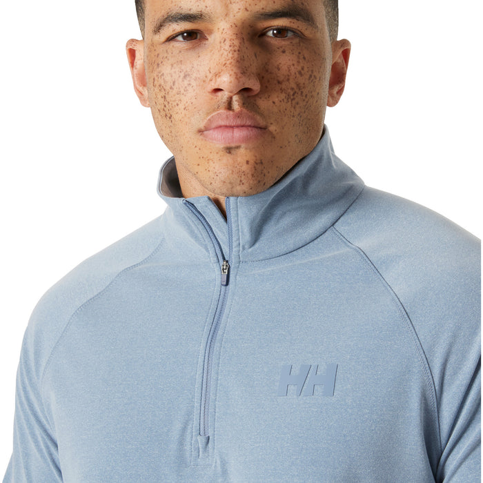 Helly Hansen Tyri Knit 1/2 Zip Top - Men's Washed Navy Melange