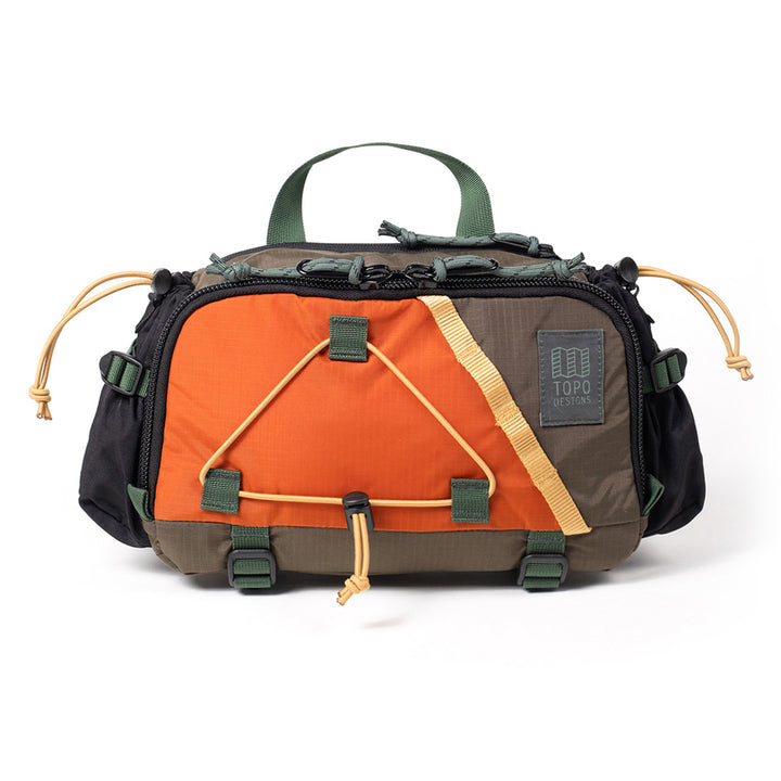 Topo Designs Mountain Hydro Hip Pack Woodland/Terracotta