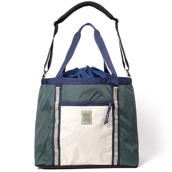 Topo Designs Mountain Utility Tote Forest/Bone White