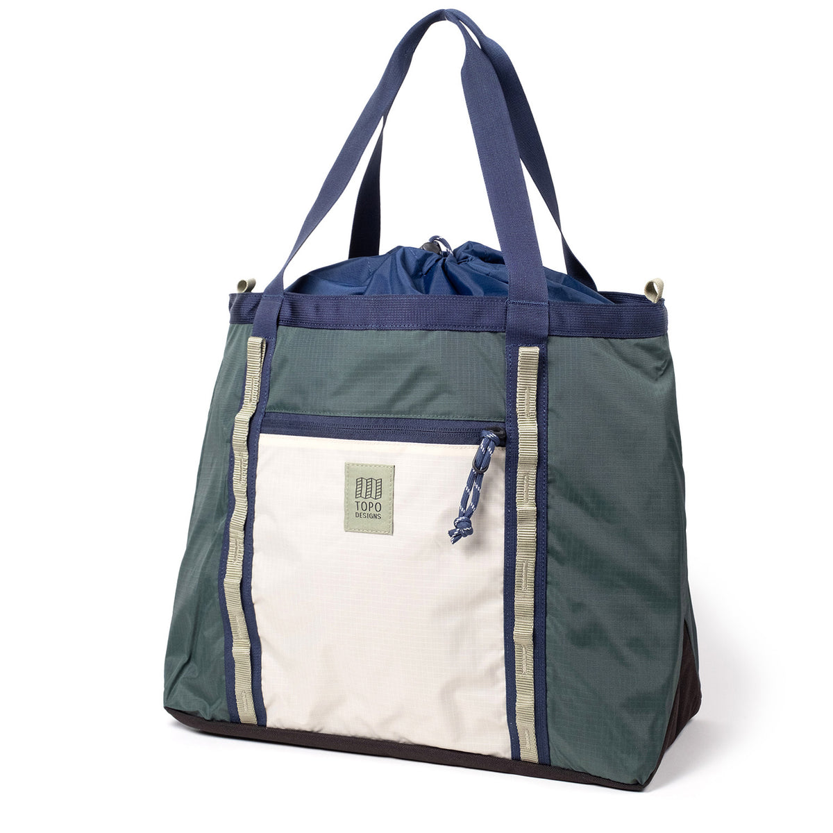 Topo Designs Mountain Utility Tote Forest/Bone White