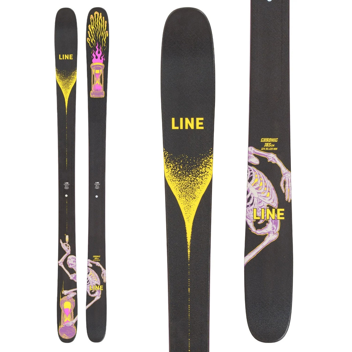 Line Skis Chronic Skis + Tyrolia Attack 11 GW Ski Bindings 2023
