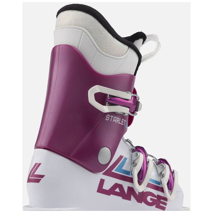 Lange Starlet 50 Ski Boots - Kids' 2025 White/Star Pink