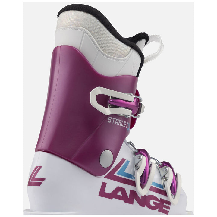 Lange Starlet 50 Ski Boots - Kids' 2025 White/Star Pink