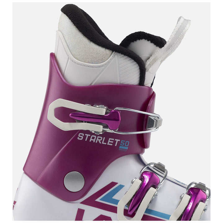 Lange Starlet 50 Ski Boots - Kids' 2025 White/Star Pink