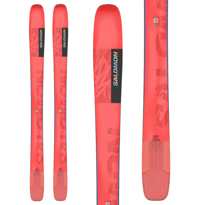 Salomon QST Stella 106 Skis + Marker Squire 11 TCX Demo Bindings 2024